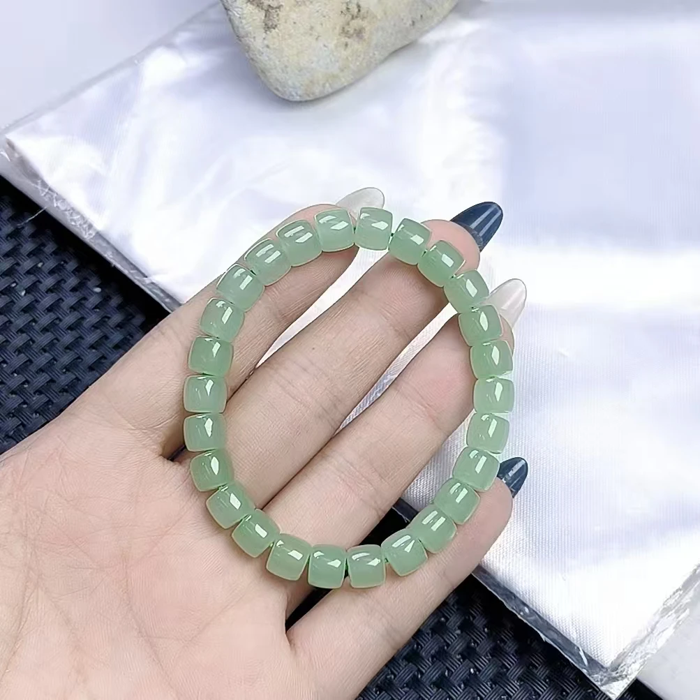 （聚宝严选）A504油青小老型桶手串8妈妈款精致精美百搭时尚