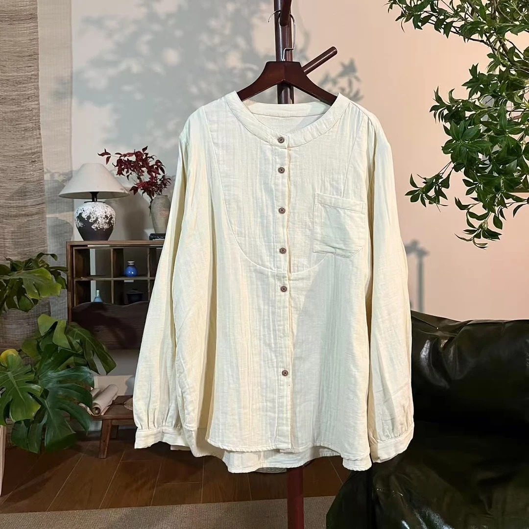 【大梅子推荐】设计款套头衬衣X5006
