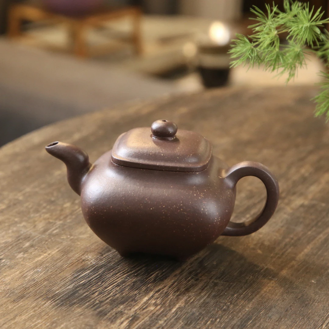 【四方传炉】原矿老紫泥调砂·容量200cc