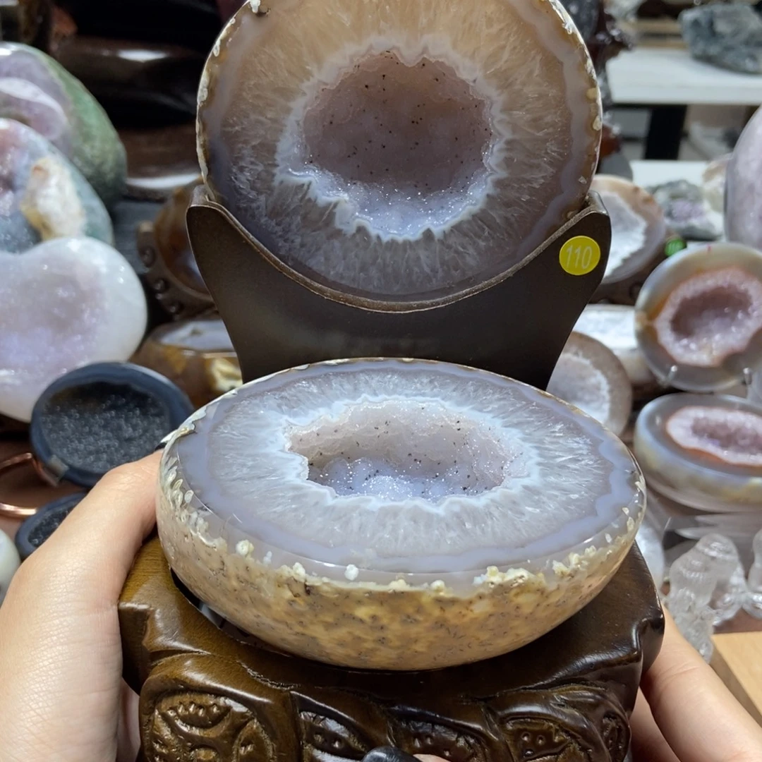 紫晶摆件未镶嵌水晶