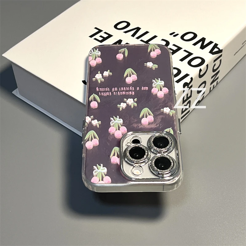 羽纱郁金香适用苹果16手机壳iPhone15小众14潮款13promax/12/11女