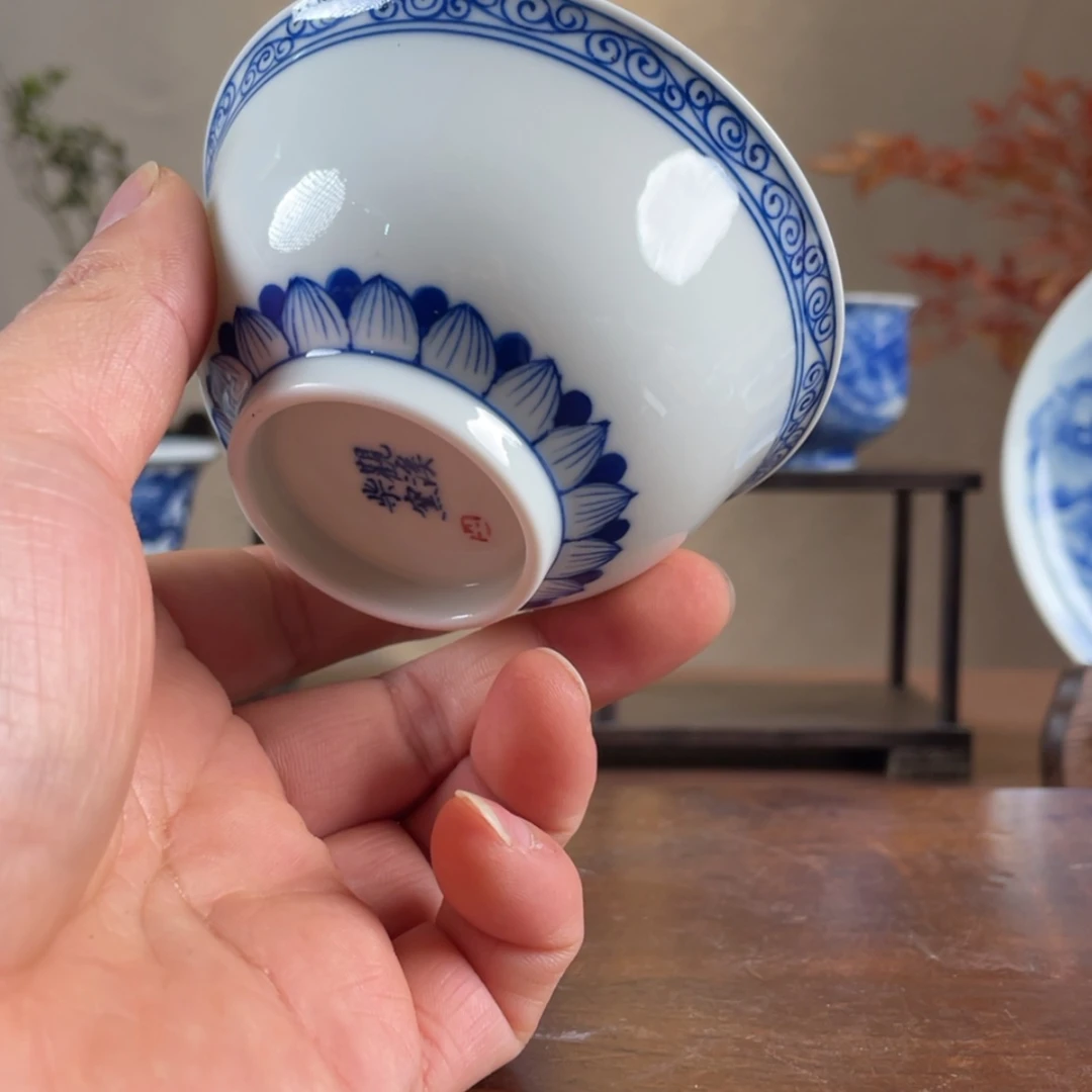 【闪购商品】摆件陶瓷景德镇陶瓷青花手工