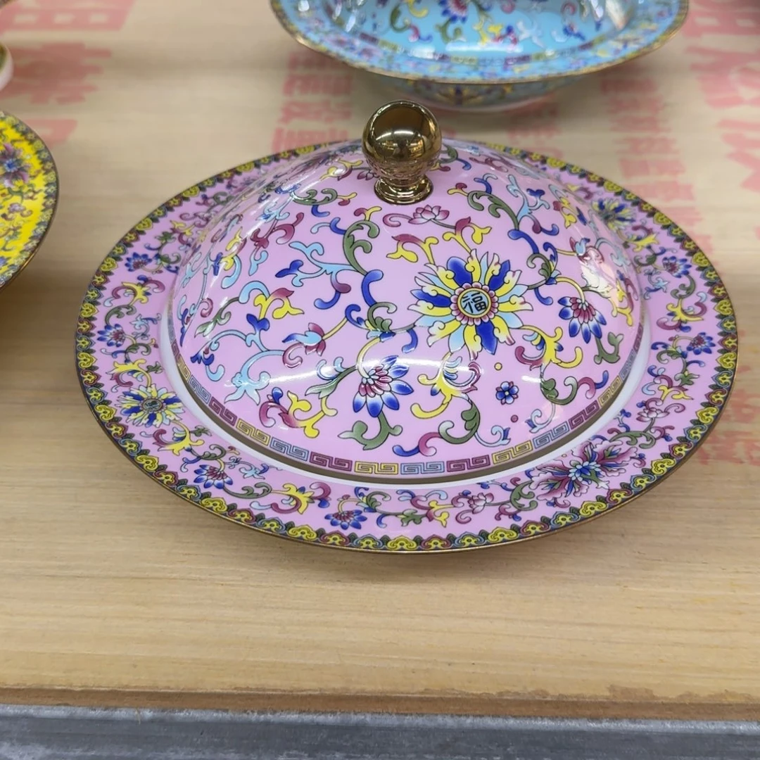 瓷景德镇珐琅彩餐具