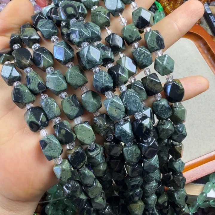 查罗石未镶嵌珠宝半成品卡9雀仔石一条