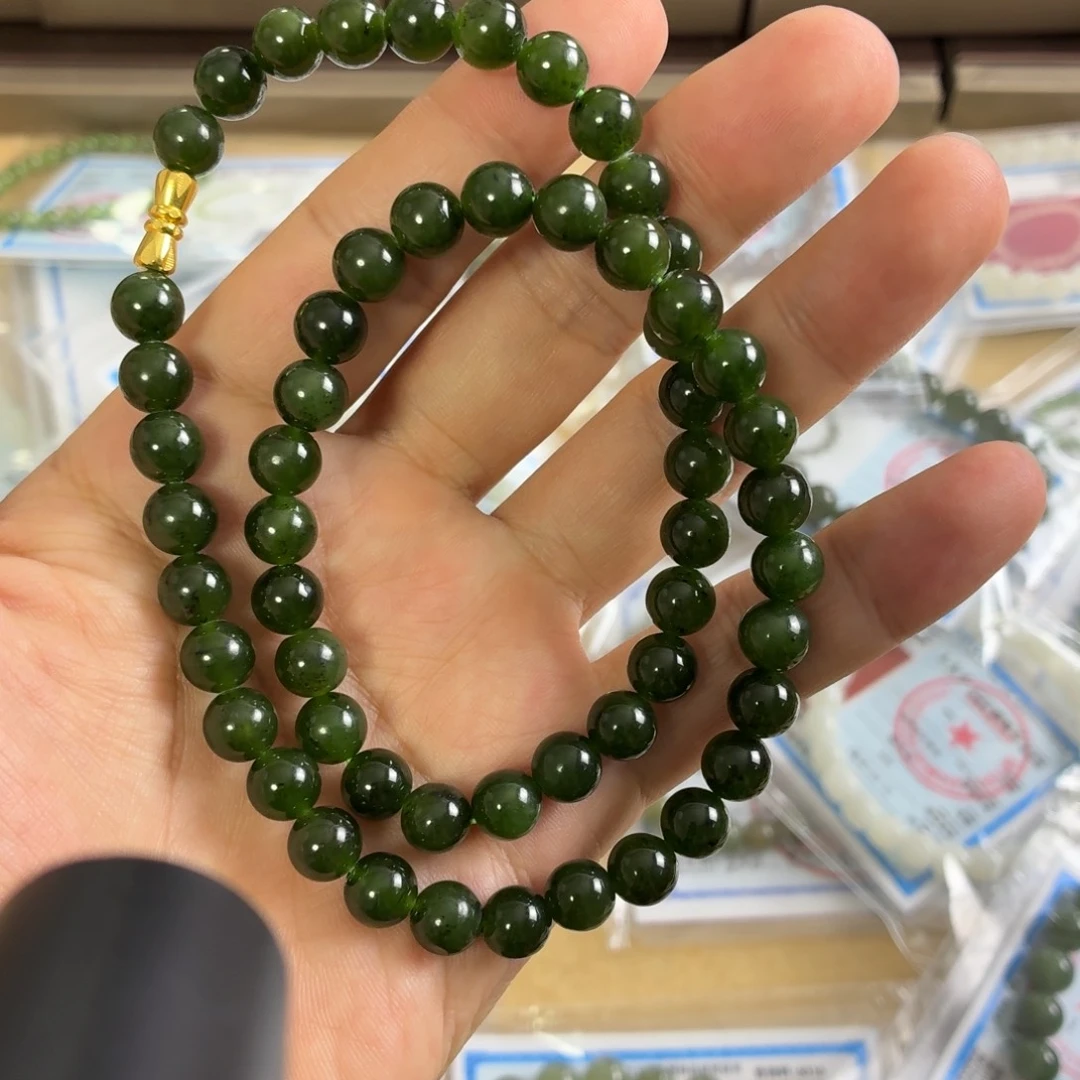 未镶嵌手链和田玉微瑕不退不换106