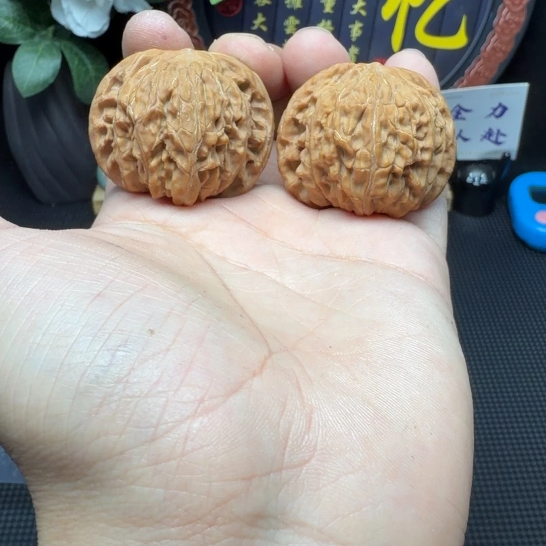 你***气文玩核桃吊坠正磨41