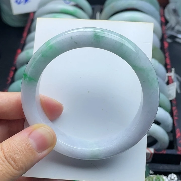 翡翠未镶嵌手镯翡翠手镯58圈口