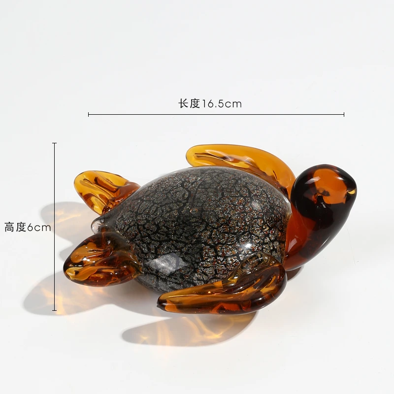 琉璃乌龟桌面摆件
