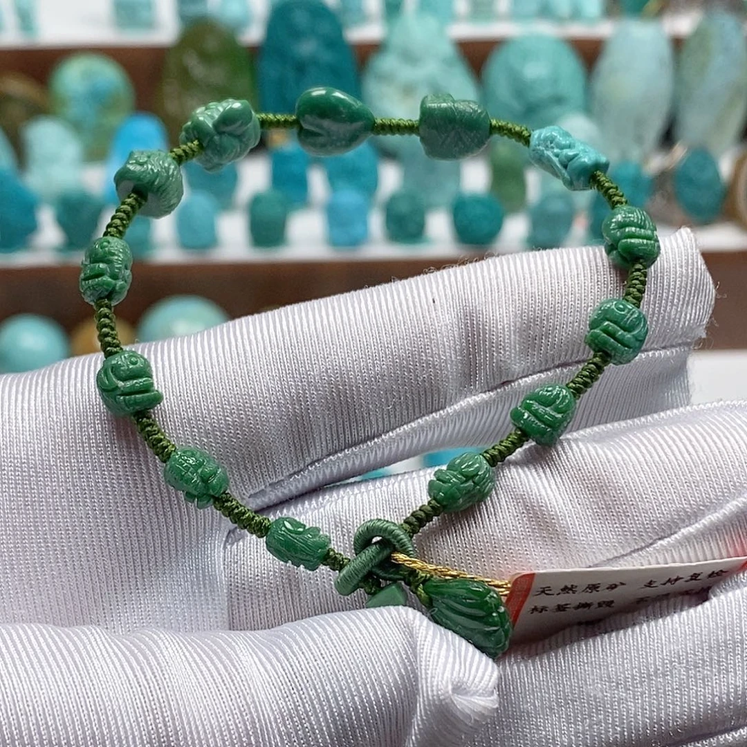 绿松石未镶嵌手链
