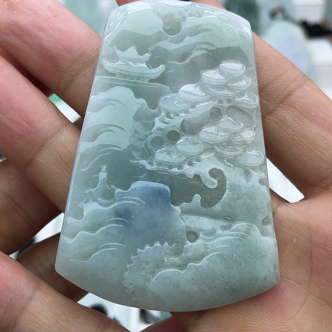 颈饰未镶嵌翡翠翡翠