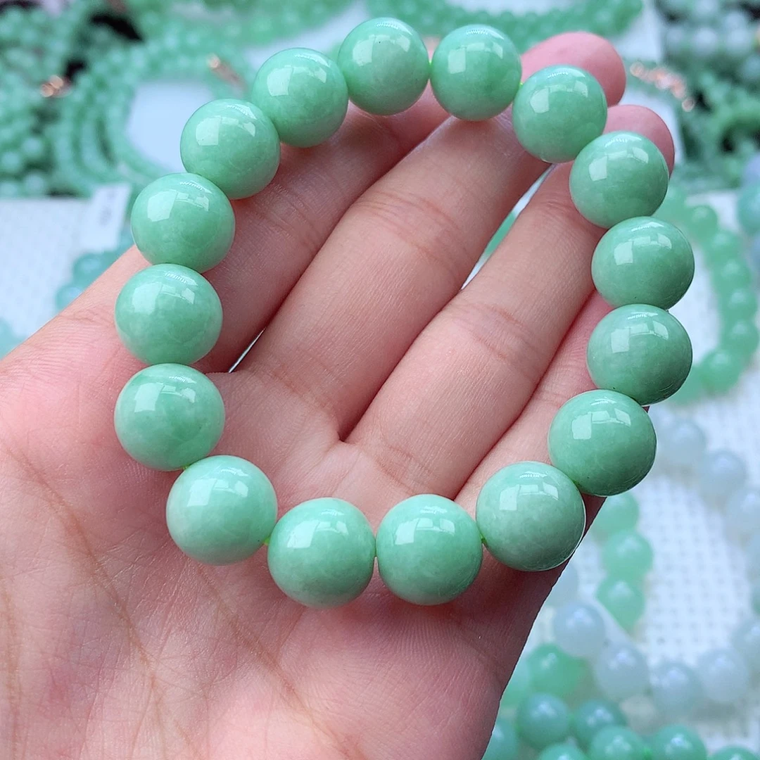 翡翠未镶嵌毛衣链卡12.6