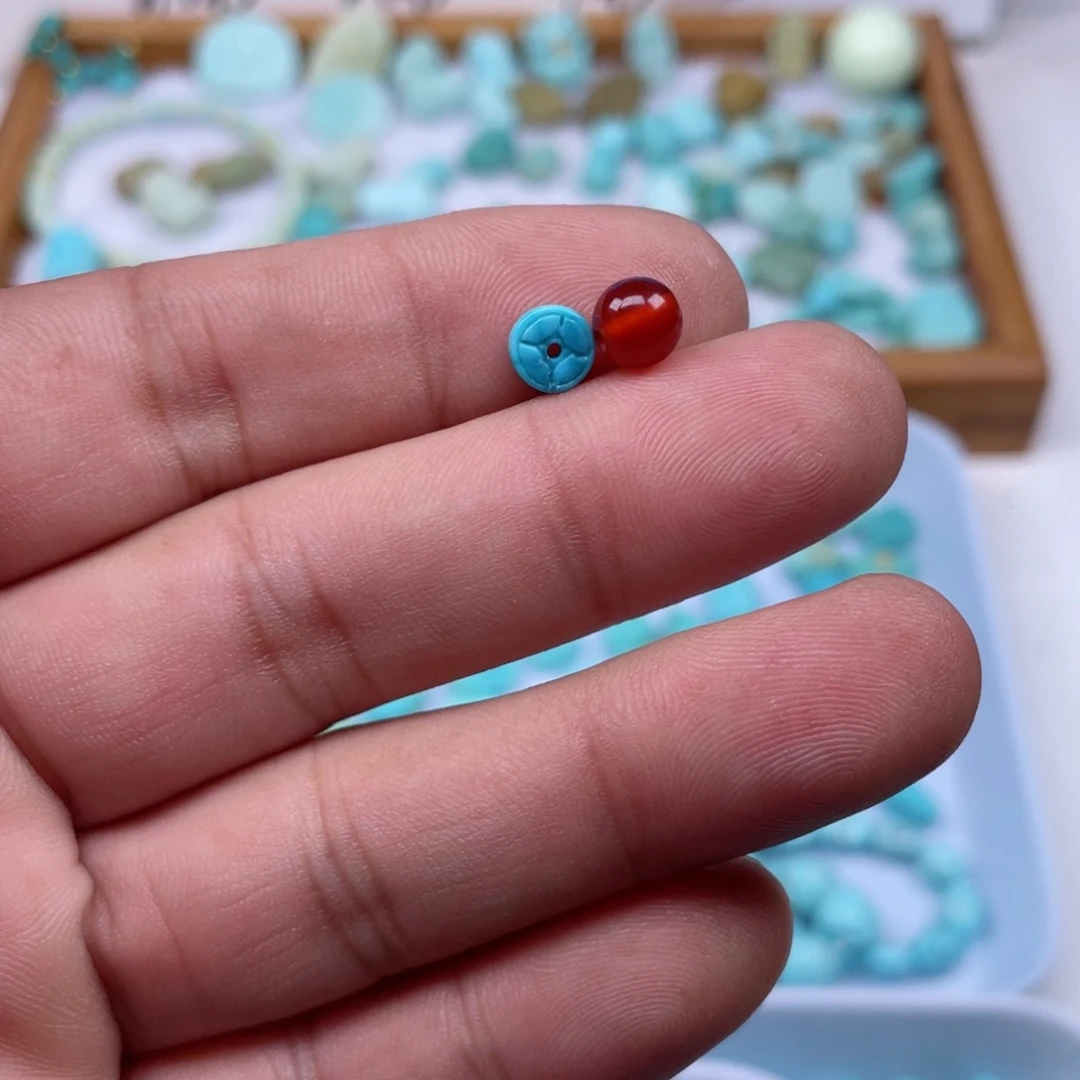 南红玛瑙未镶嵌颈饰228