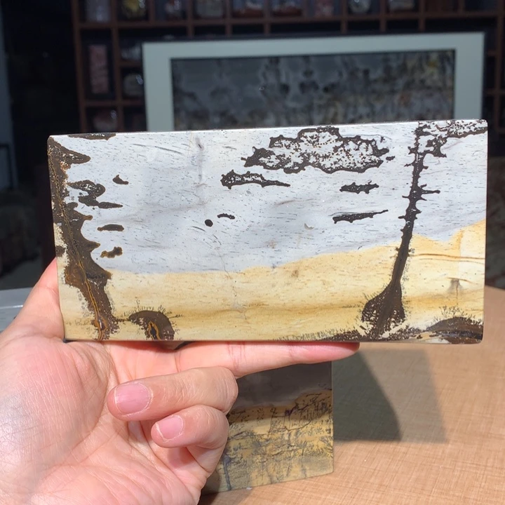 广西国画石摆件，观赏收藏