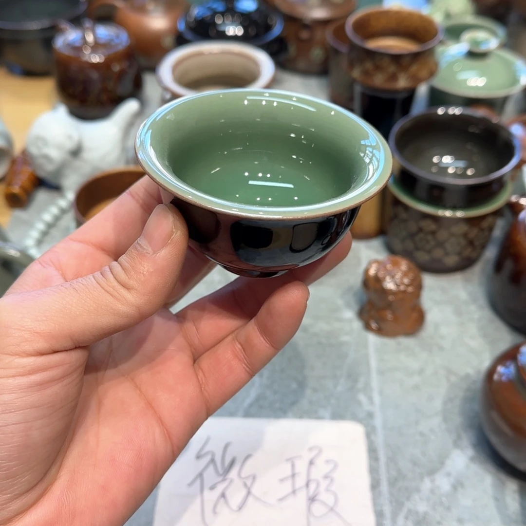 小金茶具青瓷茶器