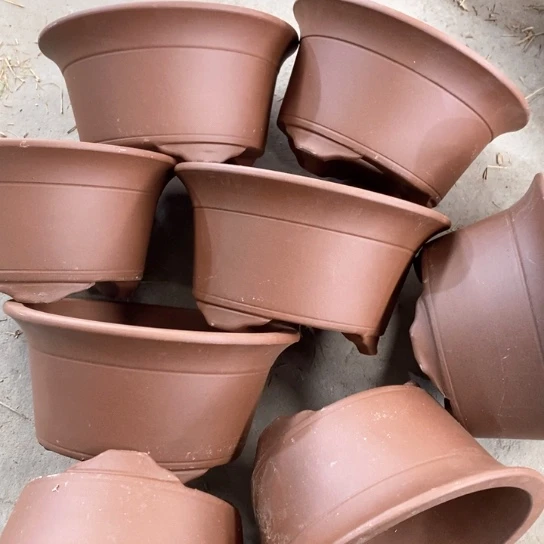 紫砂花盆100-8。18.5-9.5