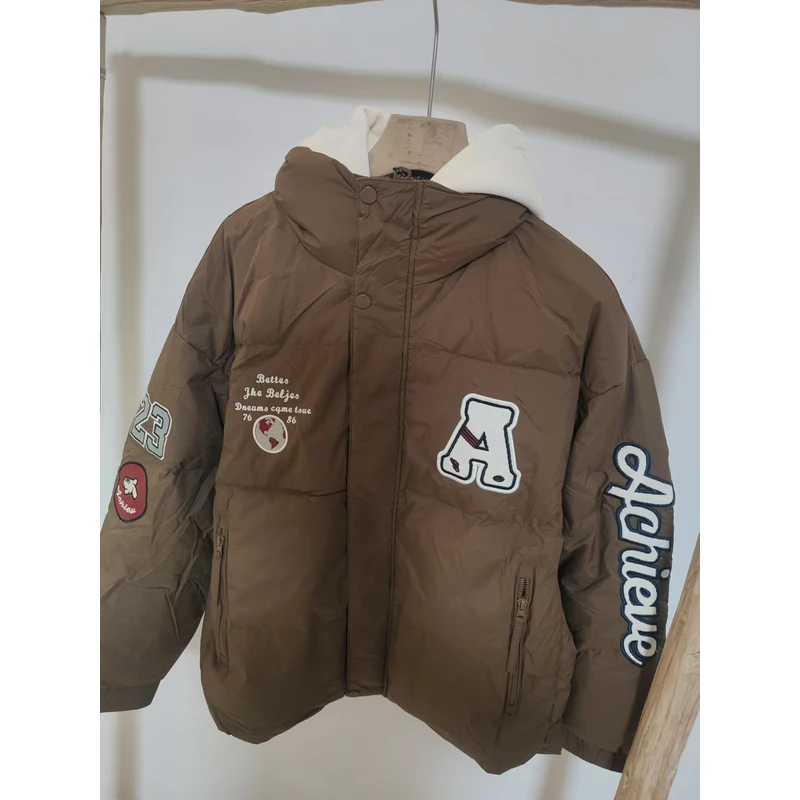 【冯漂亮甄选】B073时尚潮流休闲百搭男士个性棉衣