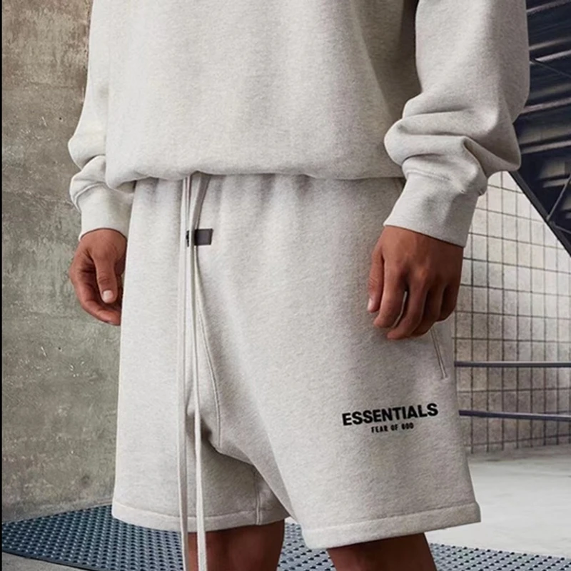 【顺丰包邮】22款经典植绒系带运动裤男女同款5分裤舒适