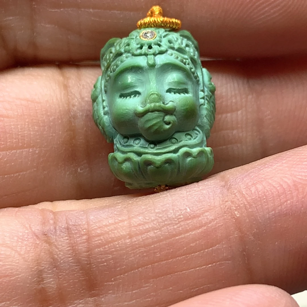 绿松石未镶嵌象神