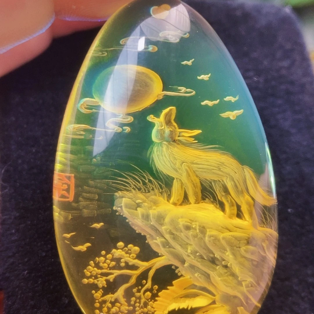 【闪购商品】金珀吊坠(不含链)未镶嵌