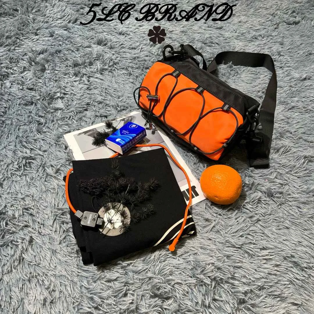 5LC BRAND户外多功能斜跨包防水包圆筒包斜挎包运动品牌斜挎包