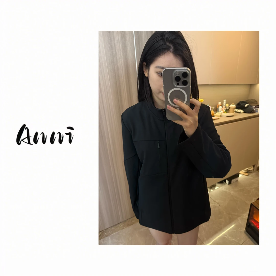 Anni【25SS】非迪立领弹力夹克