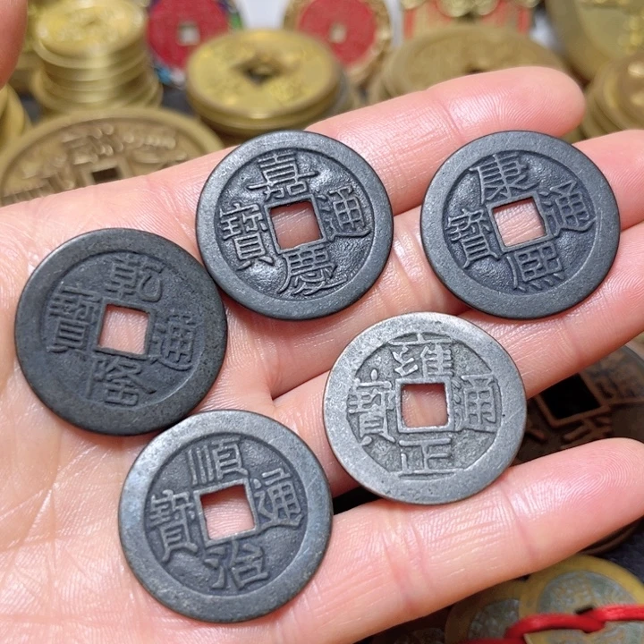 铜现代工艺清五帝一套