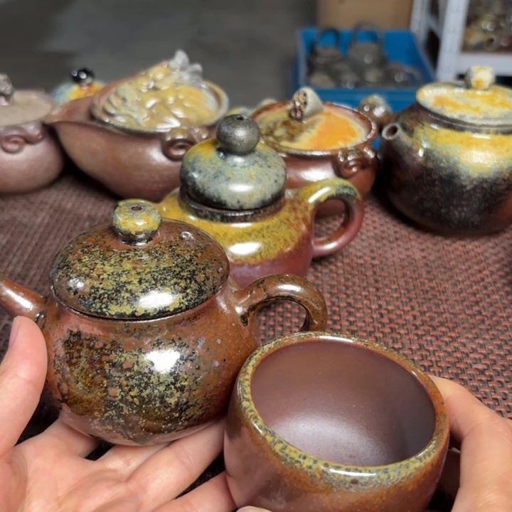 茶杯紫砂手持罗汉200