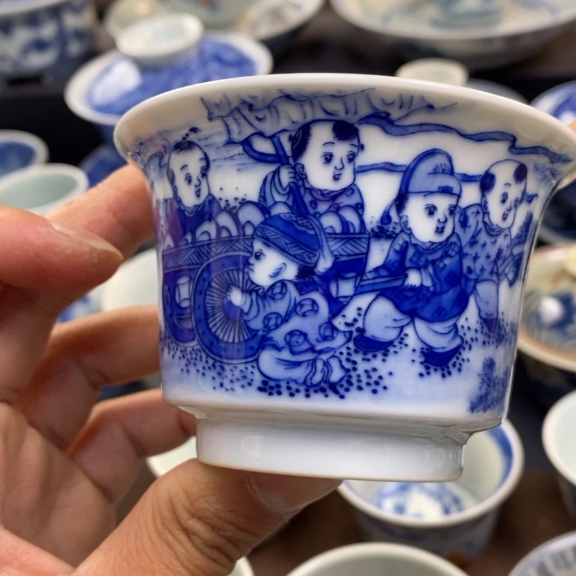 【闪购商品】景德镇青花主人杯