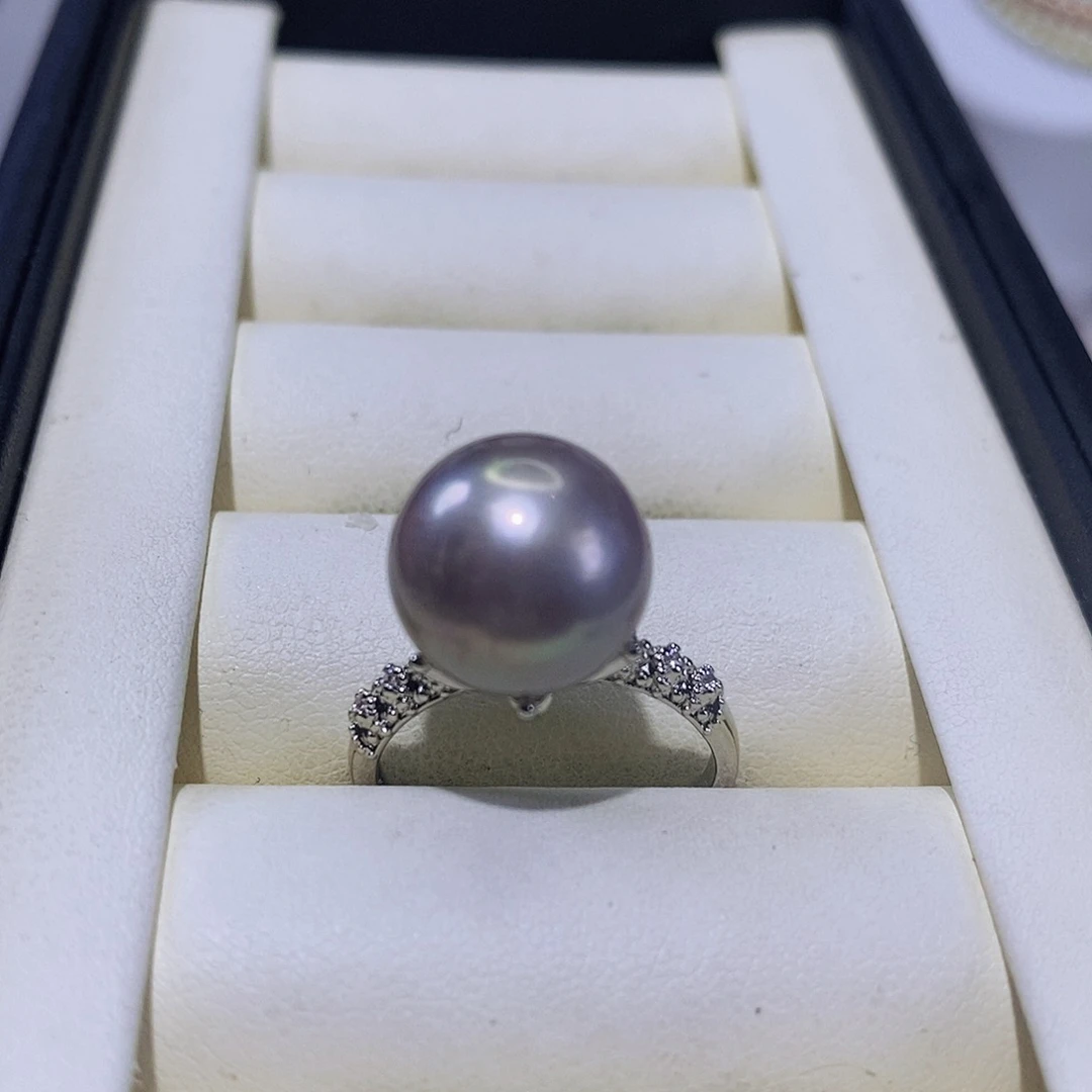 淡水珍珠戒指合金
