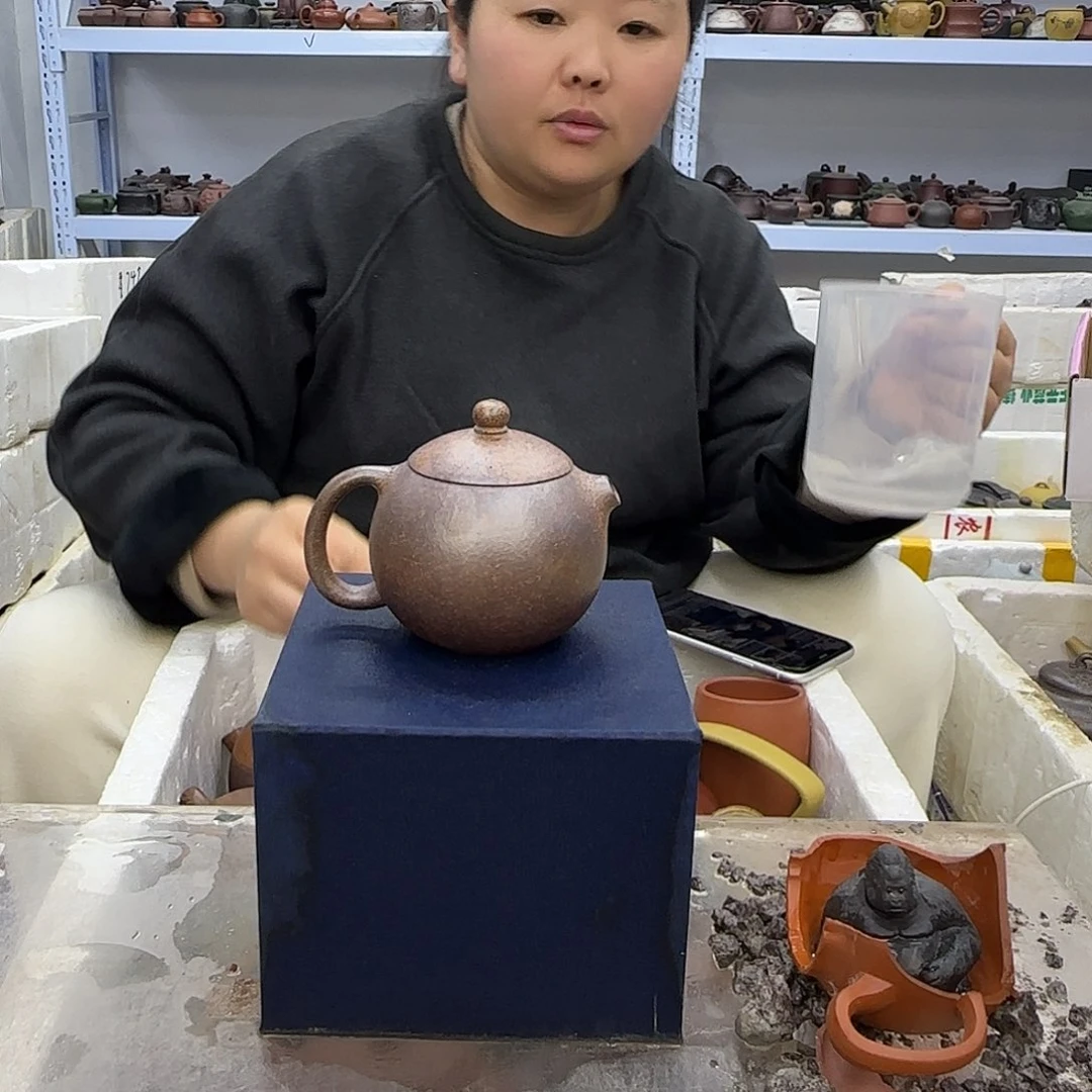 紫砂茶壶宜兴紫砂壶瑕疵处理