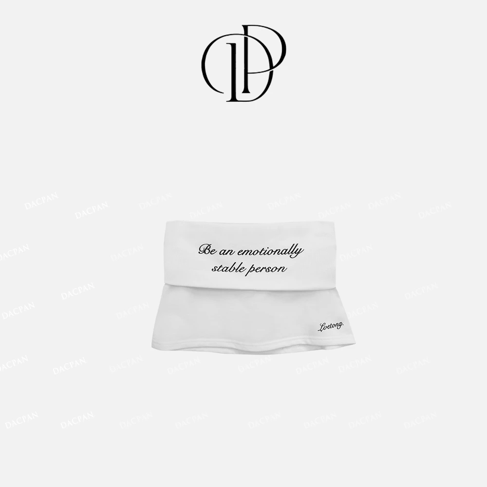 DACPAN-“花样青春”字母印花翻边短裙 2025/盼·PP 408