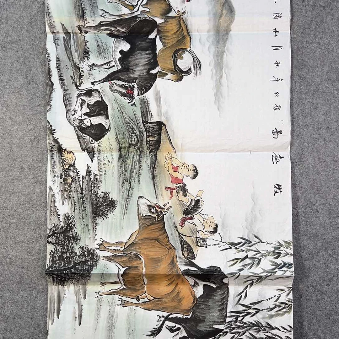 国画261 花鸟在此鸣叫时还要一