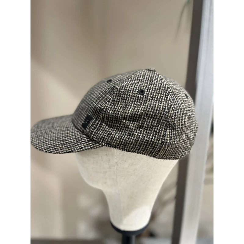 soeur 高级感格纹鸭舌帽