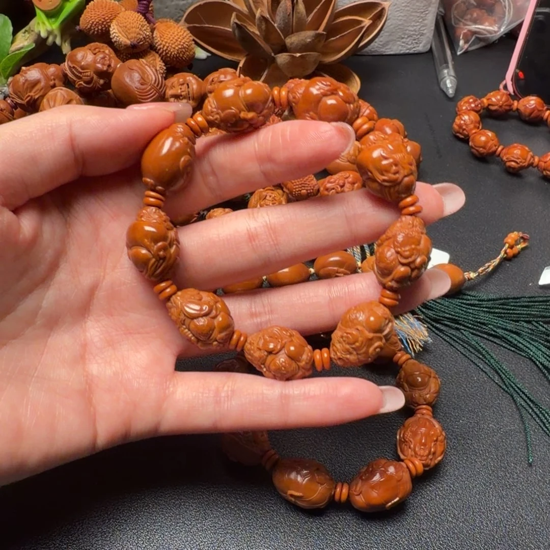 绝***度手串/手链橄榄核钟馗