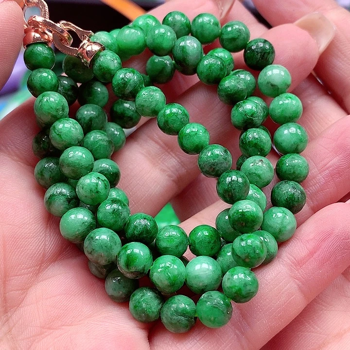 m***2翡翠未镶嵌颈饰翡翠