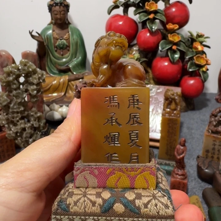 福***宝石材手工艺品摆件