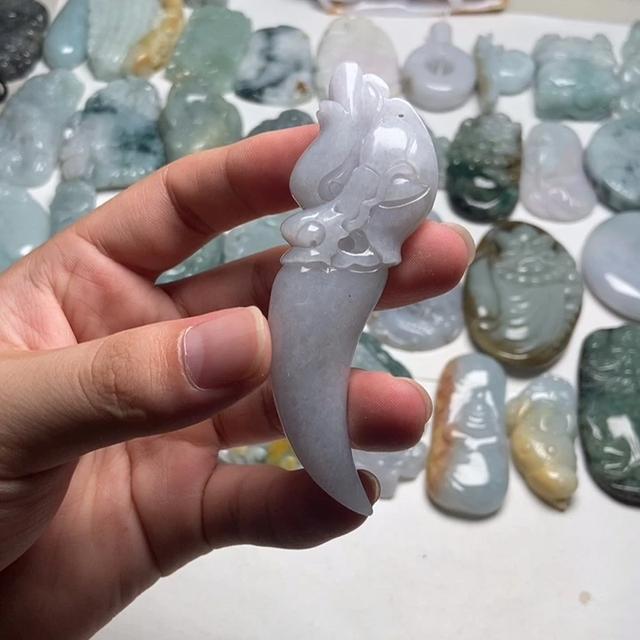 未镶嵌定制翡翠龙牙42