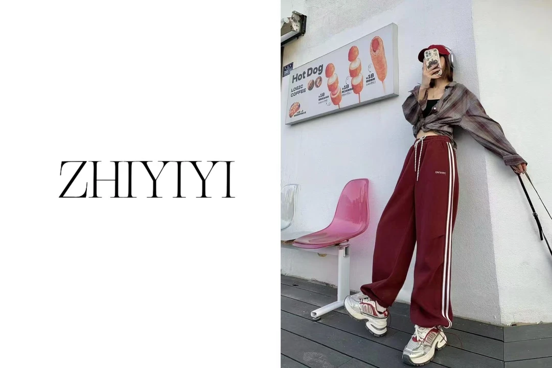 【ZHIYIYI】娟子推荐 1003款春季新款宽松高腰休闲美式运动直筒卫裤