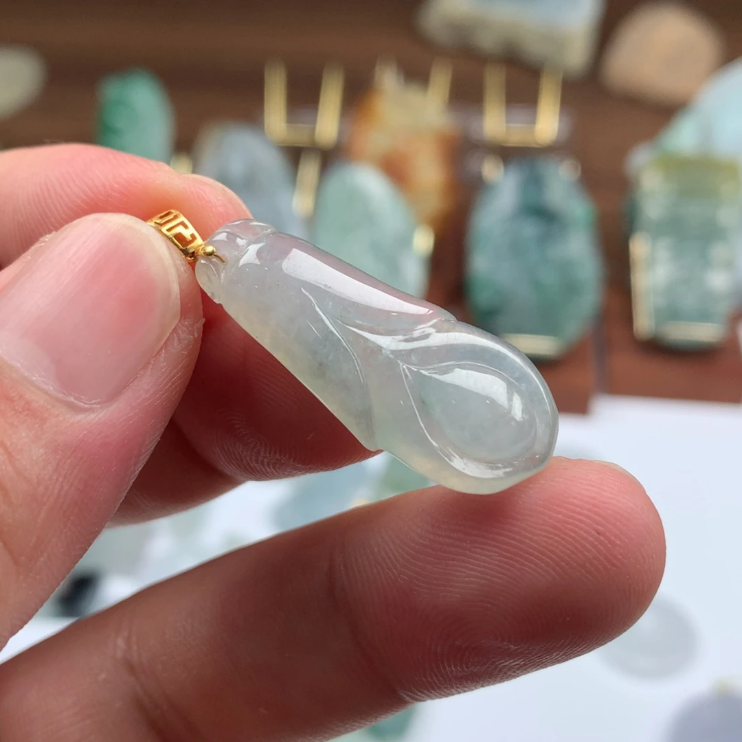 翡翠未镶嵌挂件123456