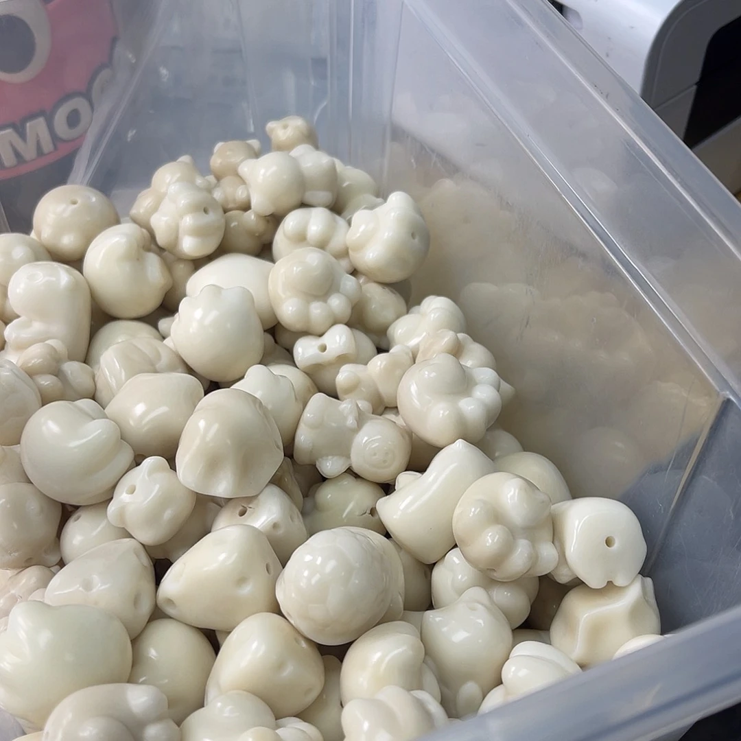 白玉菩提吊坠B/16-20mm/3颗瑕疵牙牙果不售后