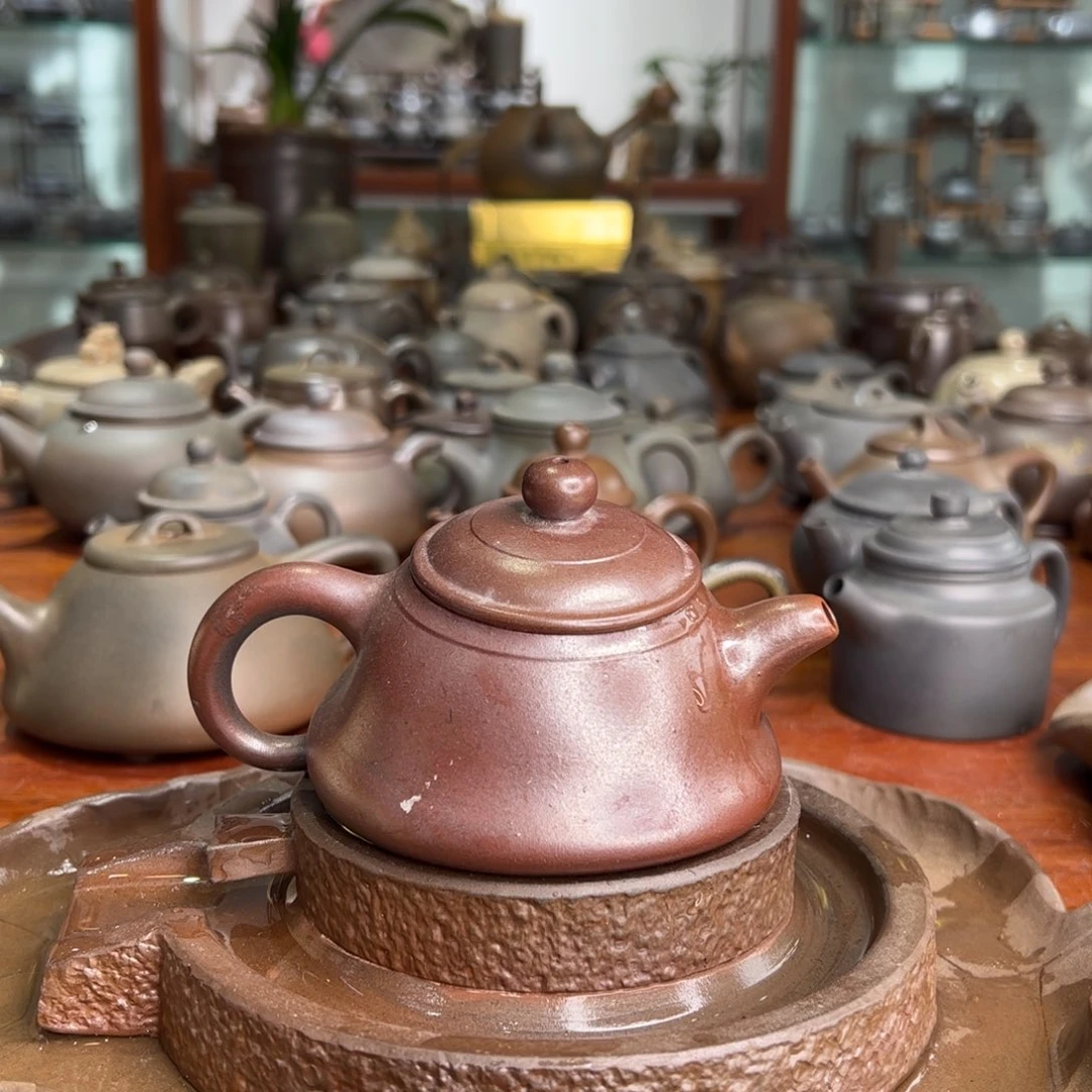 贵台龙窑柴烧茶壶A40