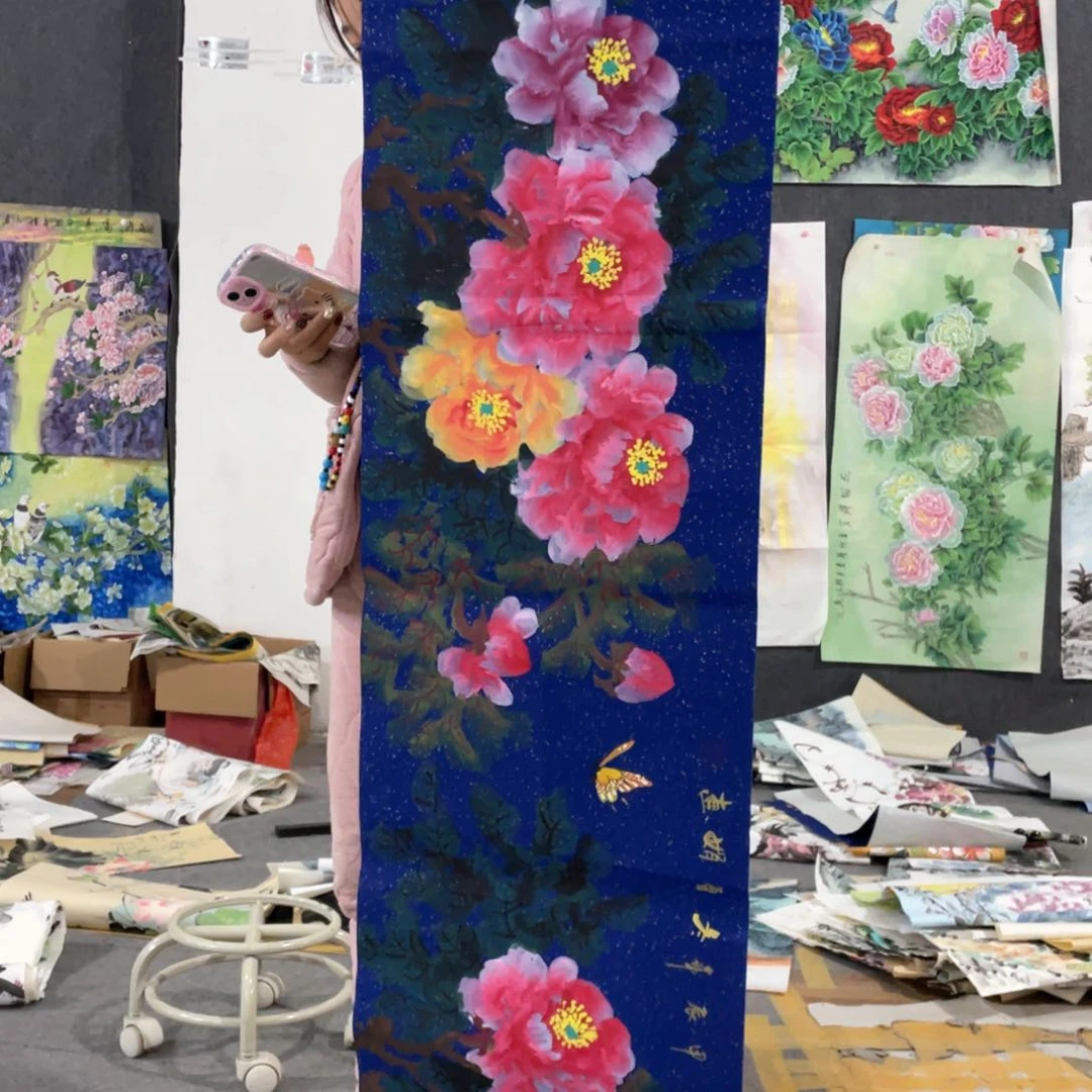 国画国画作品画心一张