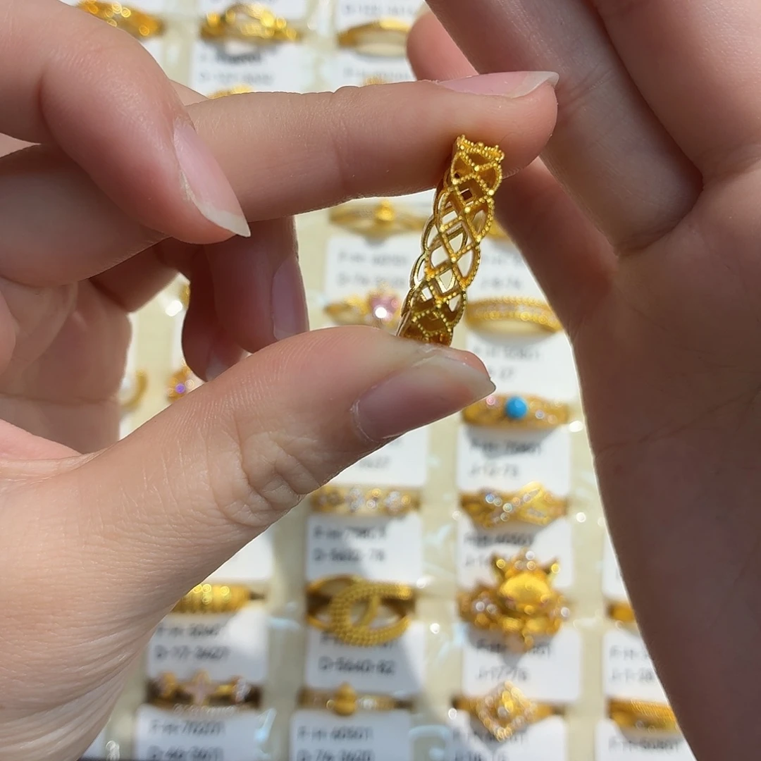 铜合金5631卡7强保色发 1 个壹笔壹戒指