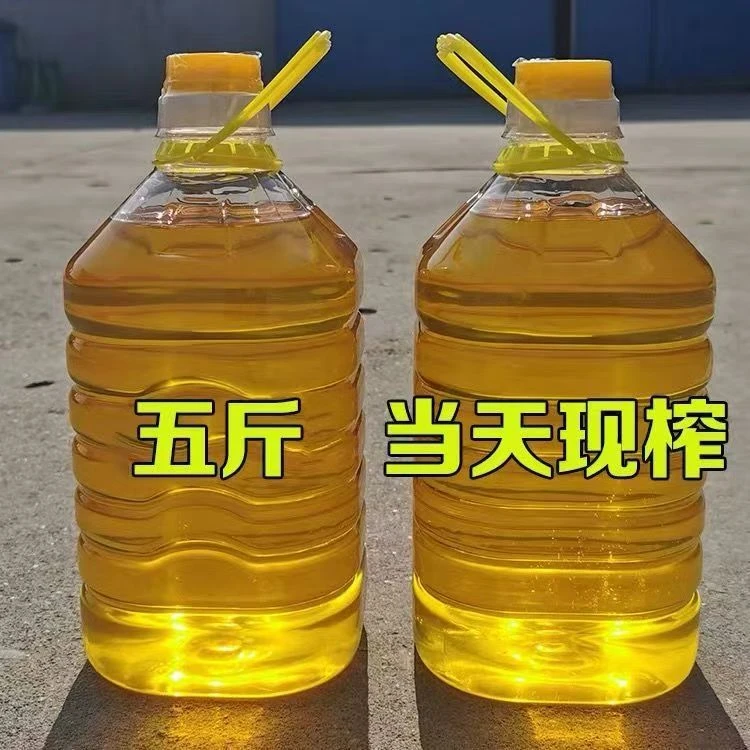 正宗农家古法自榨纯花生油5斤装当天现榨