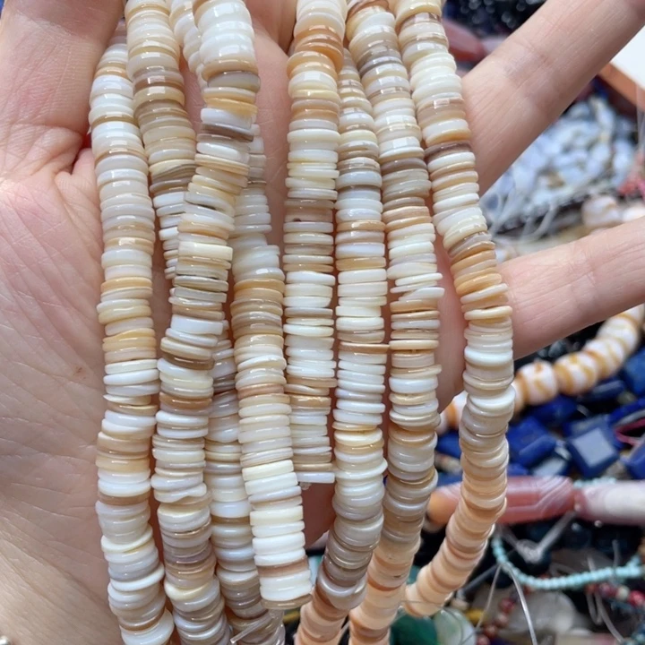 玛瑙/玉髓合金珠宝半成品一条8m贝壳隔片