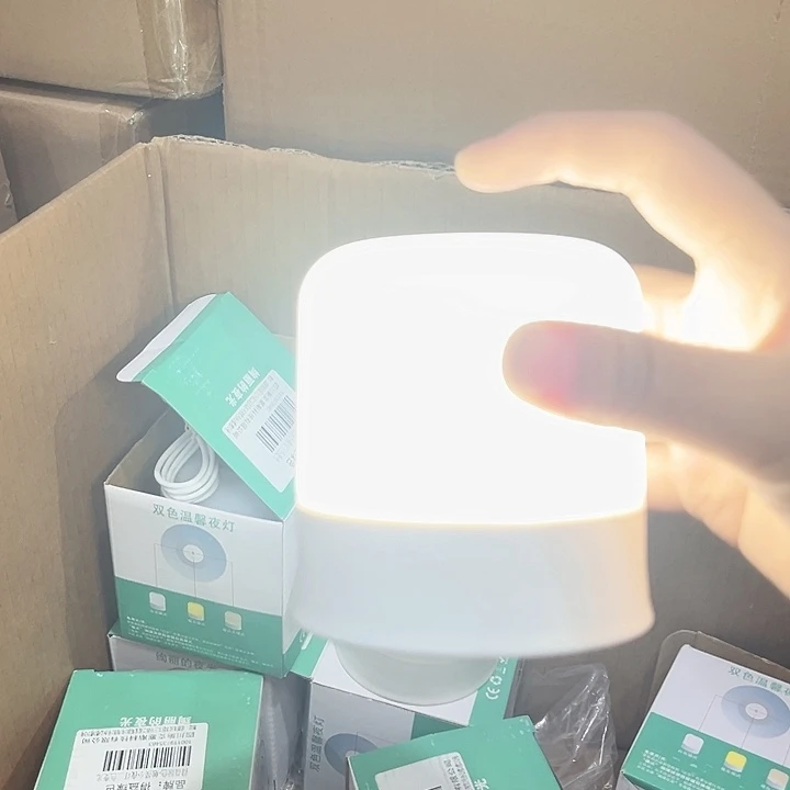 智能触控氛围小夜灯充电款