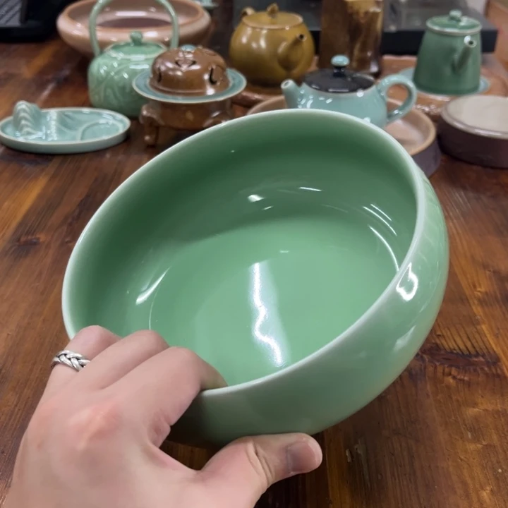 龙泉青瓷茶器微瑕8939