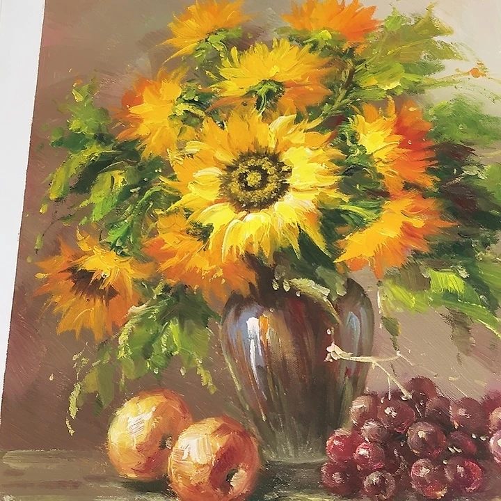 油画恭喜一直一直影子