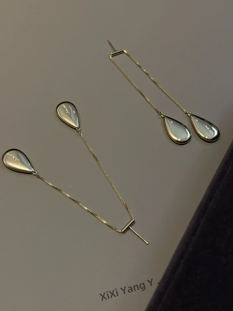 XiXi Yang Y .“月映山茶”小众买手店设计师款耳环