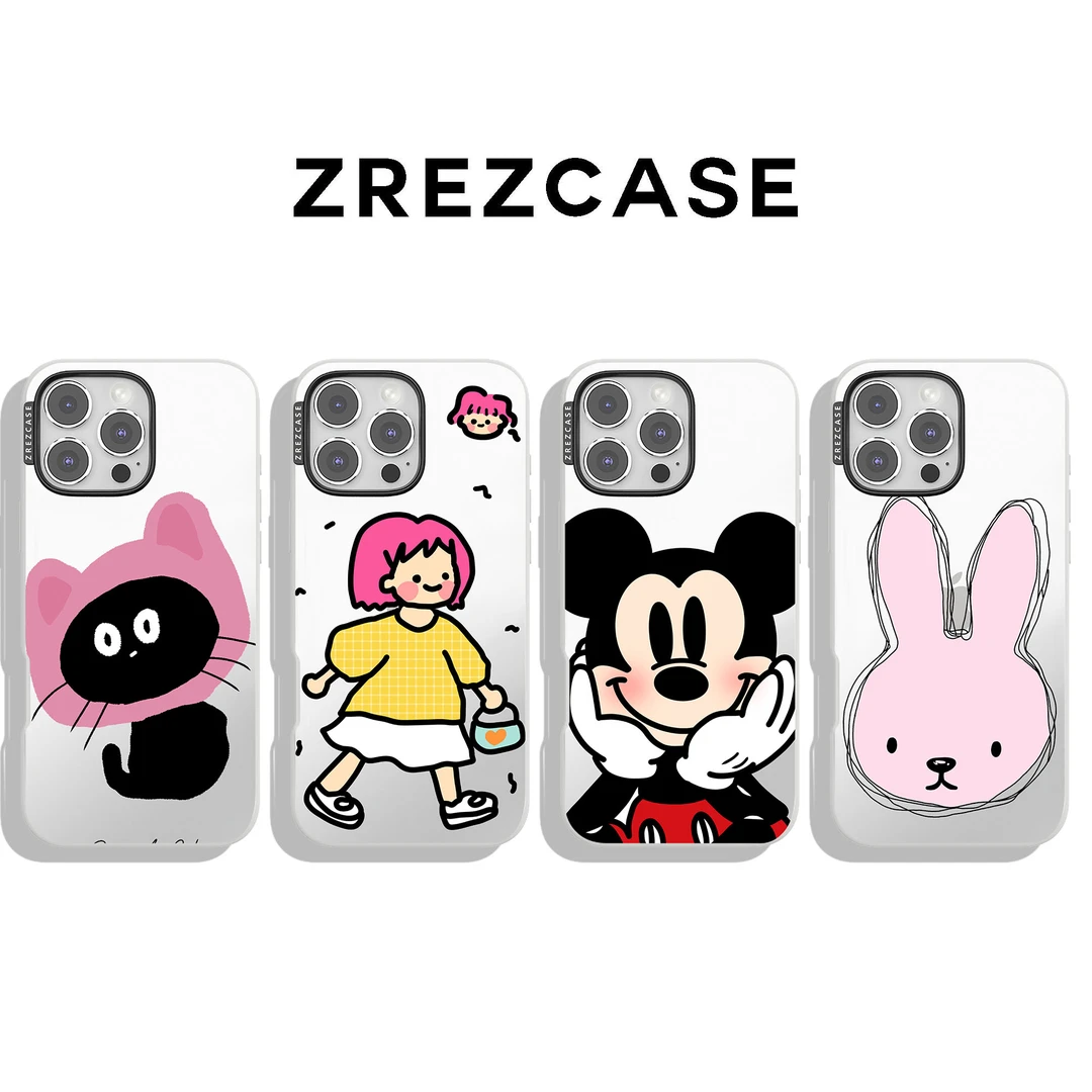 ZREZ 原创 [ 米菲兔 ] 适用苹果iPhone16ProMax防摔个性手机壳